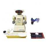 TOMY Omnibot 2000 w/ Box & Accs, C. 1985