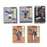 5 Bandai Godaikin Die-Cast Robot Figs 1984