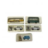 5 Corgi Classics Beatles Die-Cast Models