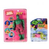 2 Vintage Mego & Durham Incredible Hulk Toys