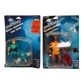 2 Kenner SilverHawks Moon Stryker & Mumbo