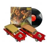 Monkees Signed Record & 2 Ertl Mobiles