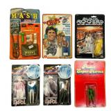 6 Mego, Dapol & Ja-Ru Action Figures 1977-87
