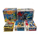 7 TOMY Zoids & Z-Knight Model Kits, C. 1990s