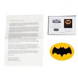 1966 Batman TV Unused Chest Emblem C. 1966
