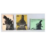 3 Kaiyodo Godzilla Soft Vinyl Kits