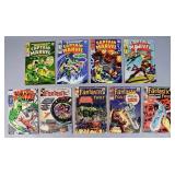 9 Comics Captain Marvel/Fantastic 4