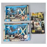 3 Vintage The Rookies Toy Sets