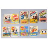 9 Vintage Corgi Die-Cast Vehicles