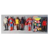 6 Mego 8" Figures Incl. Star Trek Uhura