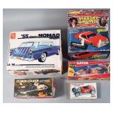 5 Vintage Toy Vehicles and Model Kits