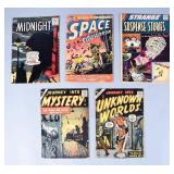 5 Golden Age Comics Space Squadron