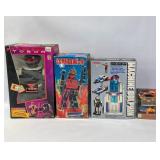 4 Vintage Robot & Kaiju Toys 80s-90s