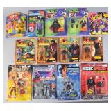 13 Vintage Figures Original Blister 90s