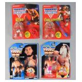 4 Gladiators & WWF Carded Figures