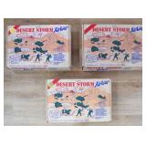 3 Marx Desert Storm Playsets 1991