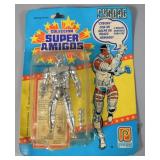 Pacipa 1989 Super Amigos Cyborg Figure