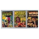 3 Golden Age Horror Comic Books