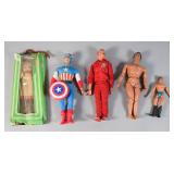 5 70s Figures & Cher Fashion Doll