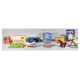 7 Mechanical & Tin Litho Toys 50s-87