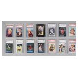 14 Graded & Signed Trading Cards