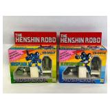 2 Gakken Henshin Robo Figures 1983