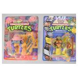 2 TMNT Carded Krang/Movie Don Figs