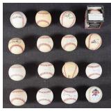 16 Signed Baseballs Lou Brock 91-94