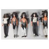 5 Mego KISS Action Figures 1977