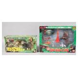 2 Vintage Bandai Gamera Kaiju Sets