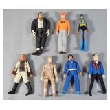 7 Vintage Mego Style Action Figures 70s