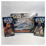 3 Star Wars Falcon & Kenner Figures