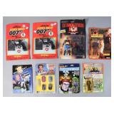 8 Carded Figures Incl. James Bond