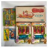 6 Flintstones Toys/Remco Dinosaur Kit