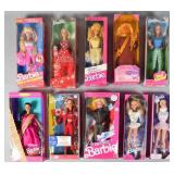 10 Mattel Barbie Dolls 1990-2001