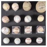 16 Signed Baseballs & Softballs