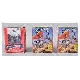 3 Superman Trading Card Display Boxes