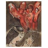 Marc Chagall Lithograph Sarah & The Angels