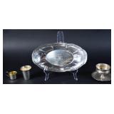 4 American Sterling Tableware Pieces Incl S. Kirk