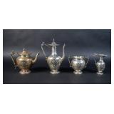 Victorian Sterling Tea and Coffee Service by Angel