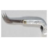 Press Button Knife Co One Arm Man's Auto Knife