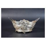 Neoclassical Pierced Silver Centerpiece Bowl