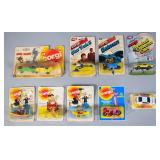 Vtg Corgi Die-Cast Character Vehicles, Packs