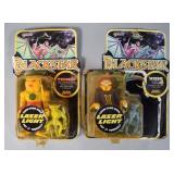 Pr. 1983 Galoob Blackstar Laser Light Figures