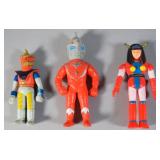 3 Popy Japanese Soft Vinyl Figures w/ Diana A