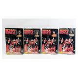 Set 4 Mego KISS Figures w/ Reproduction Boxes
