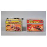 Pair Tomy Tansar 5 Transforming Vehicle Toys