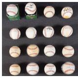 16 Signed MLB & Sports Figures Baseballs