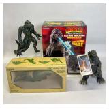 Vtg Godzilla, Dinosaur & Black Lagoon Figures
