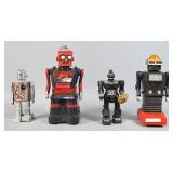 Vtg Marx Electric & Tin Lithograph Toy Robots